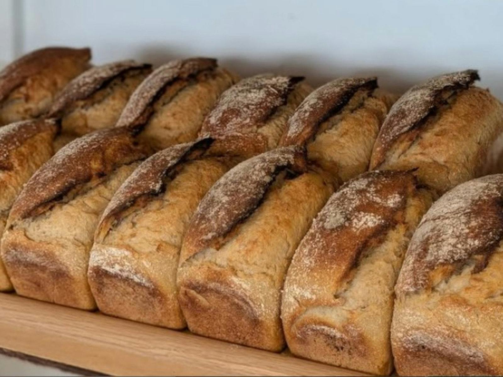 Loaves of bread side by side