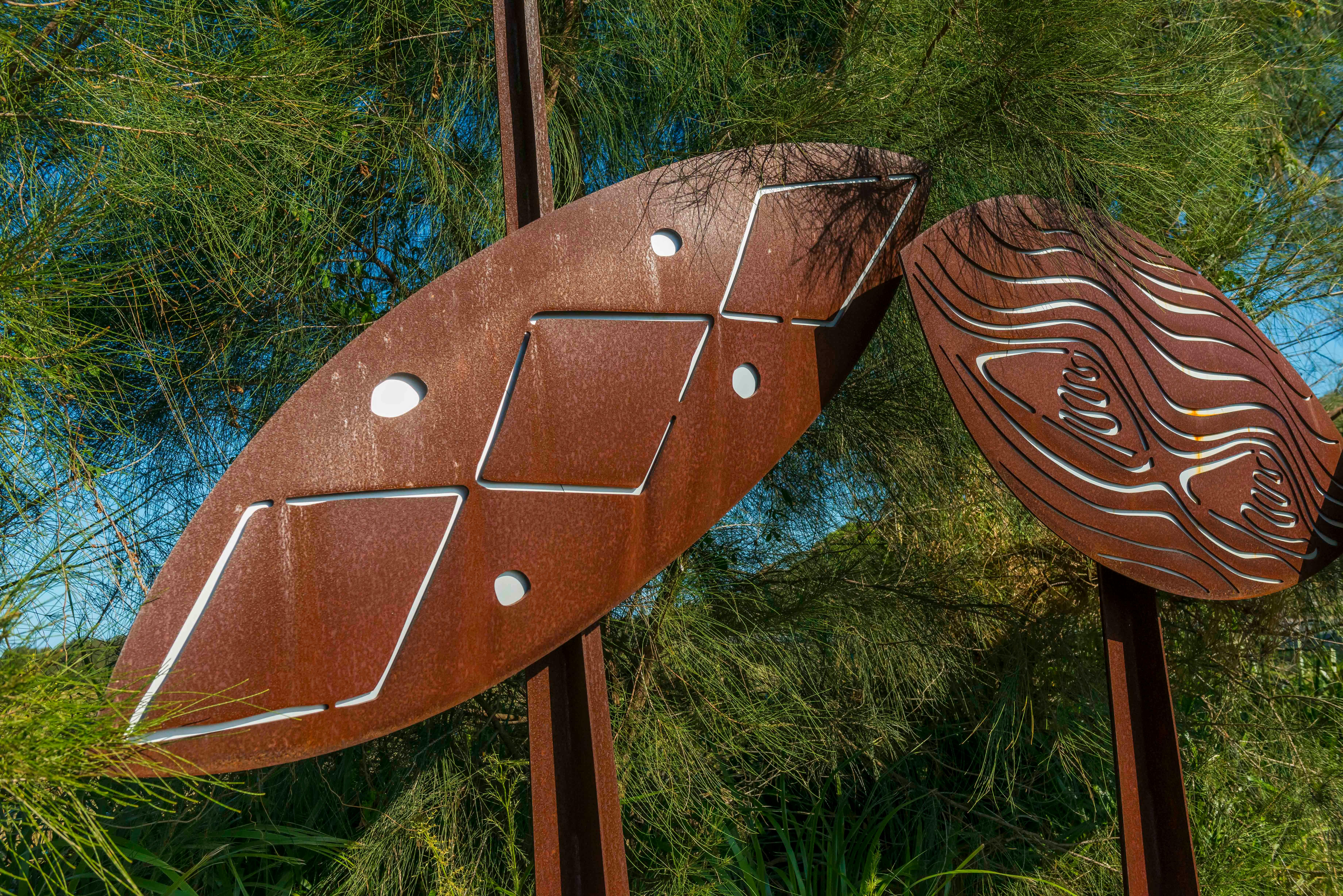 corten steel sculptures
