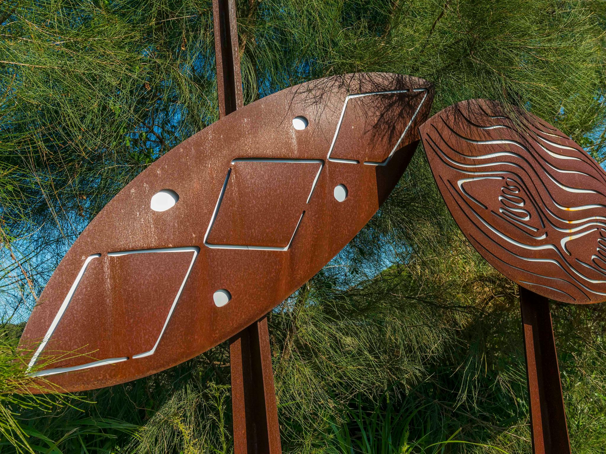 corten steel sculptures