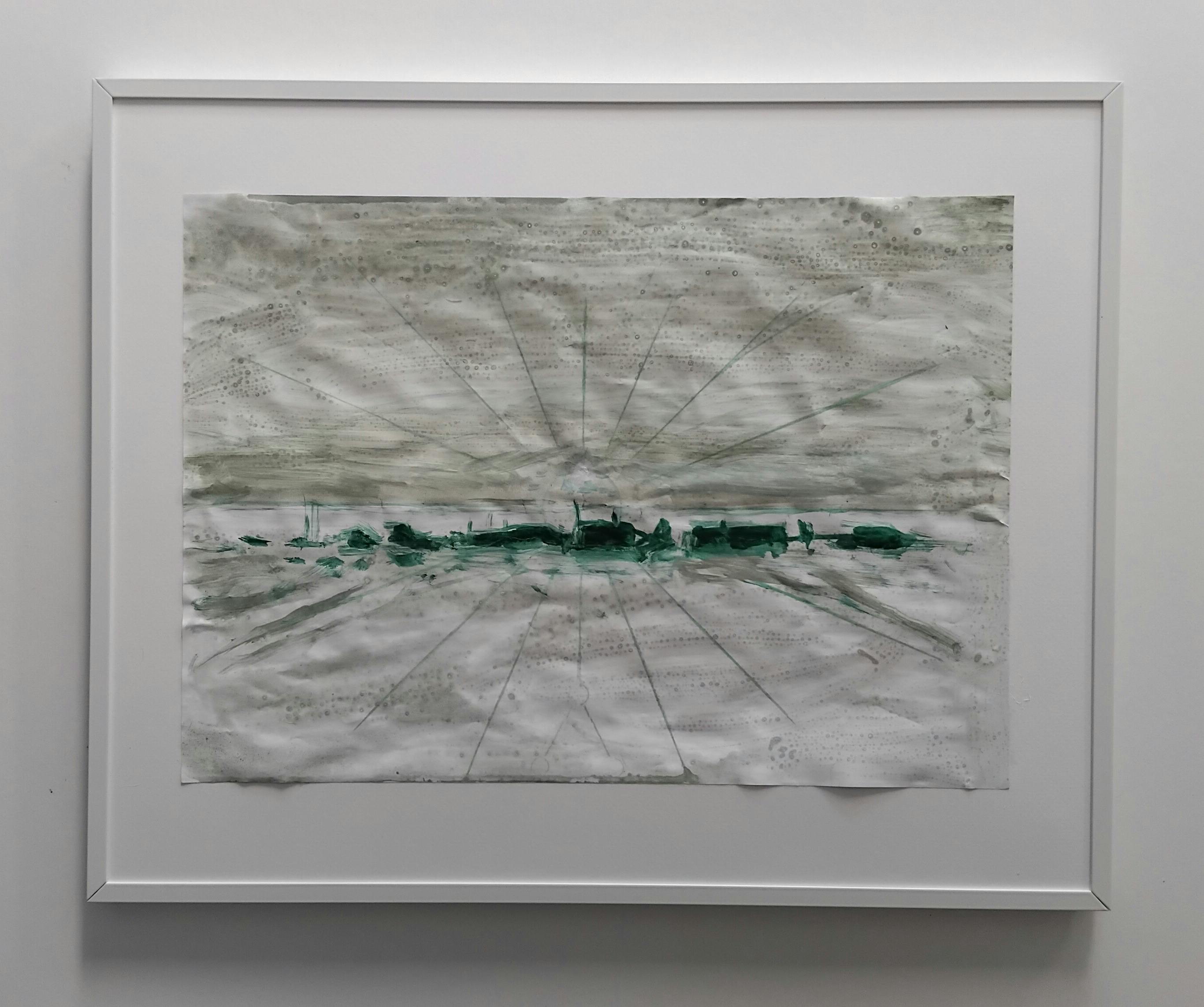 Painitng, mixed media on paper