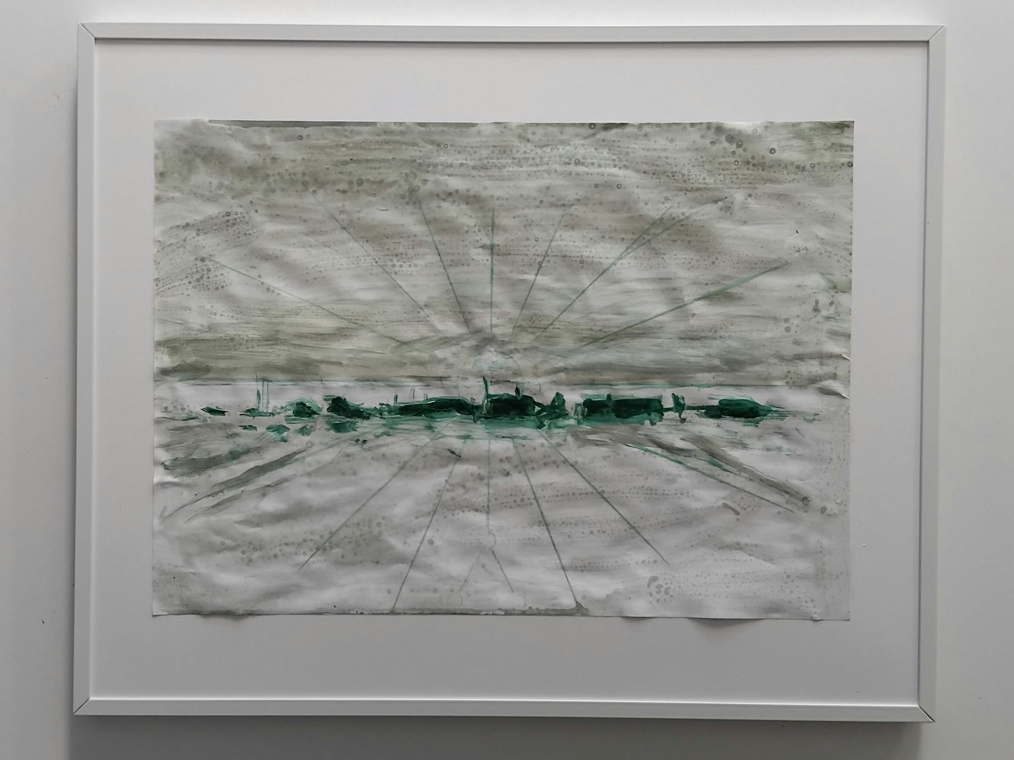 Painitng, mixed media on paper