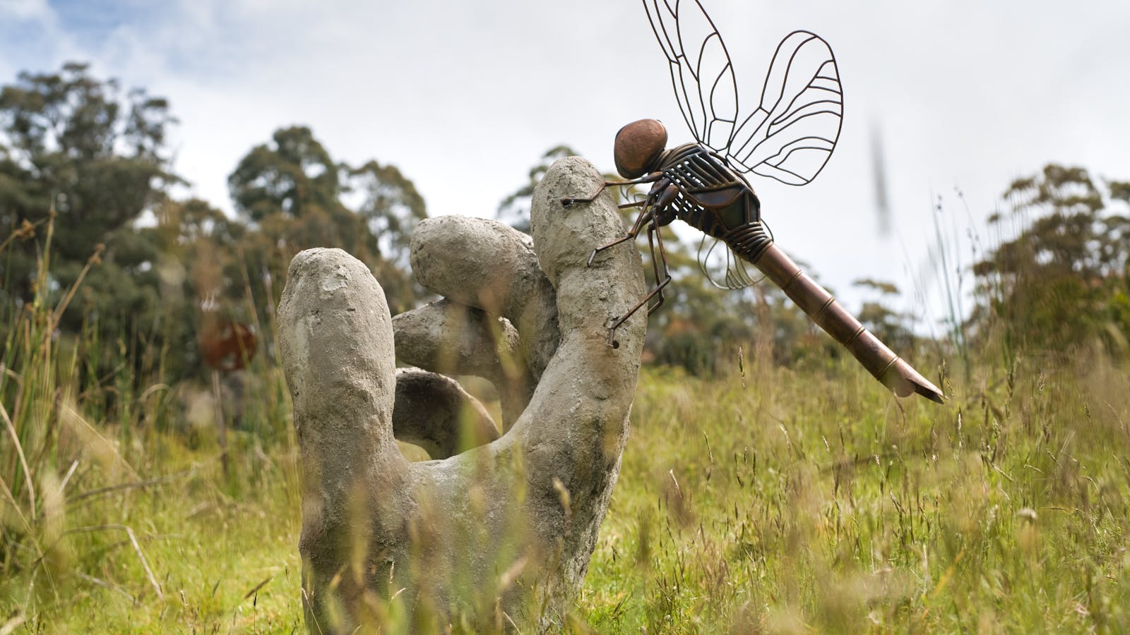Art Farm Sculpture on the trail