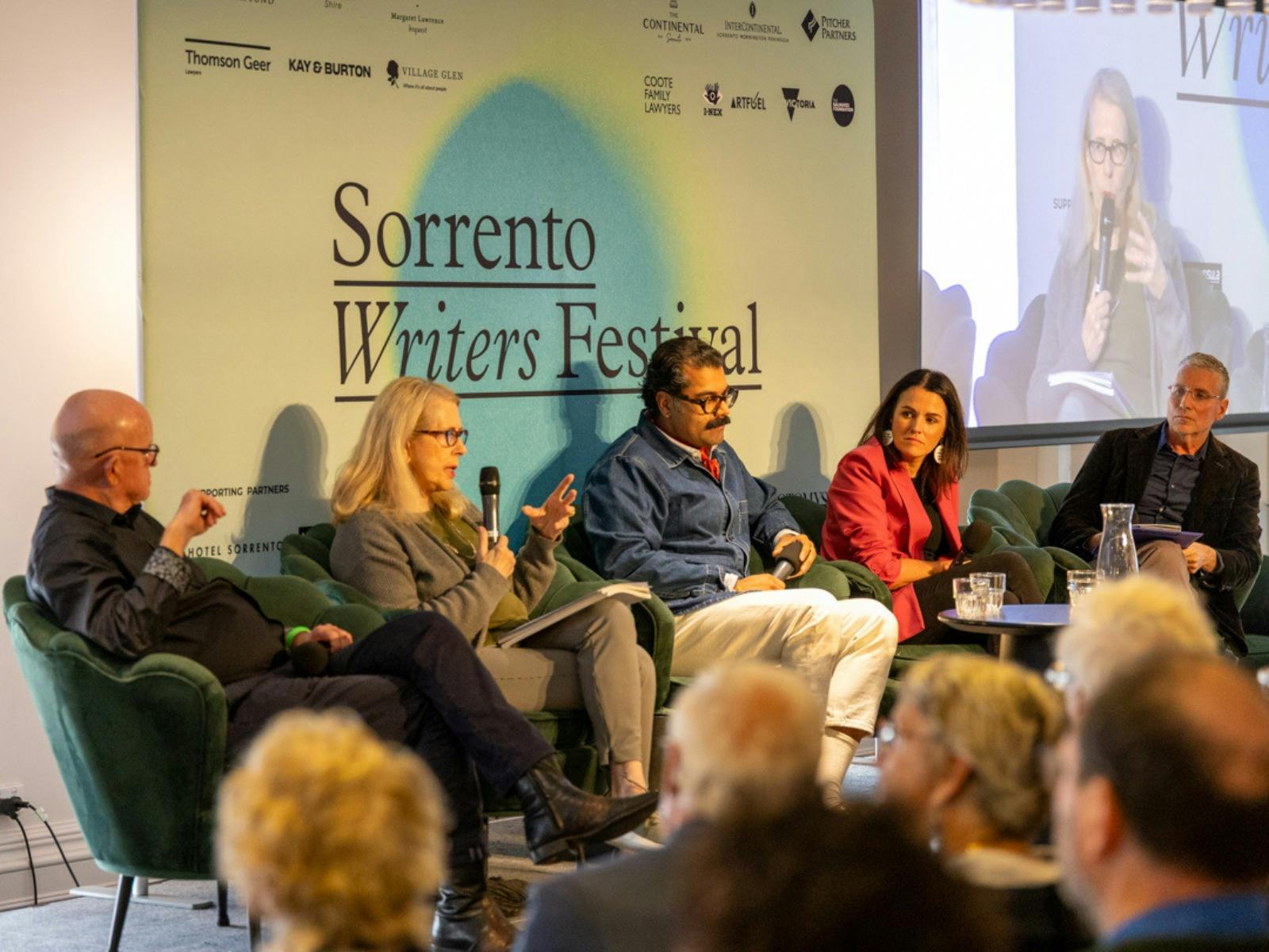 A panel at Sorrento Writers Festival
