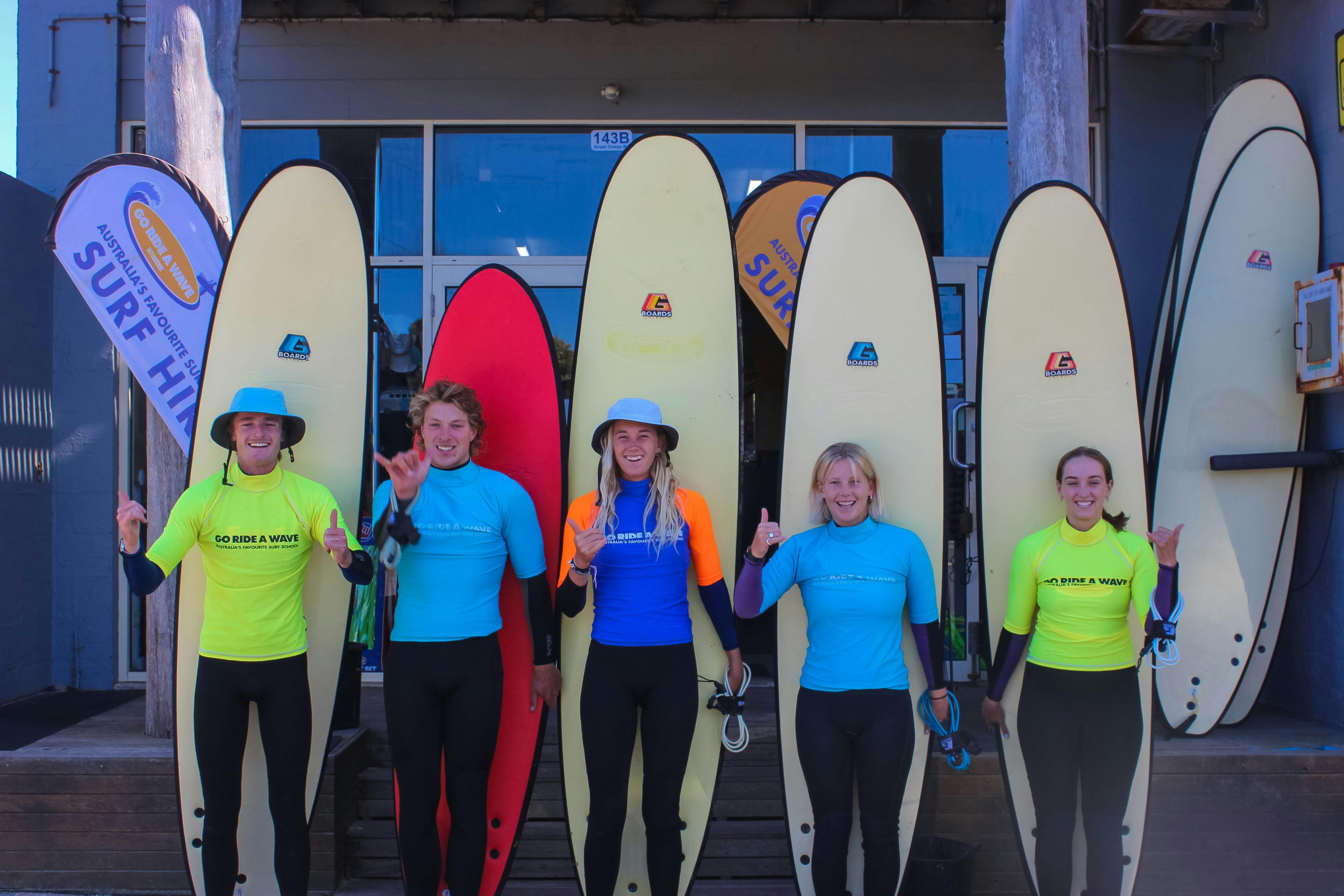 Hot Showers at our Anglesea Shop