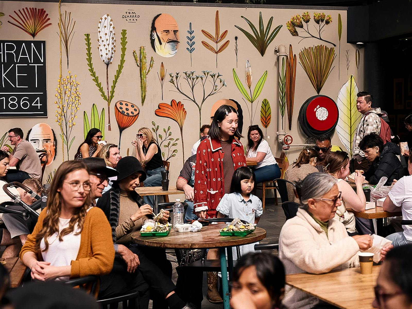 Prahran Market crowd