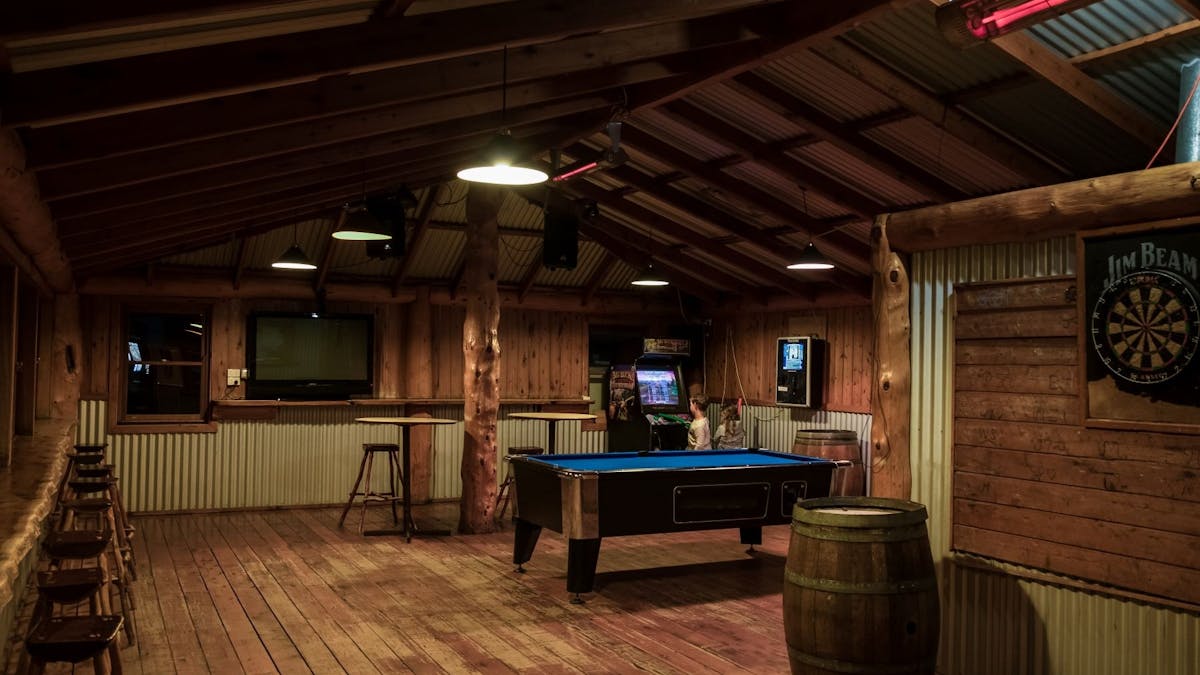 Beautiful natural timber indoor area.