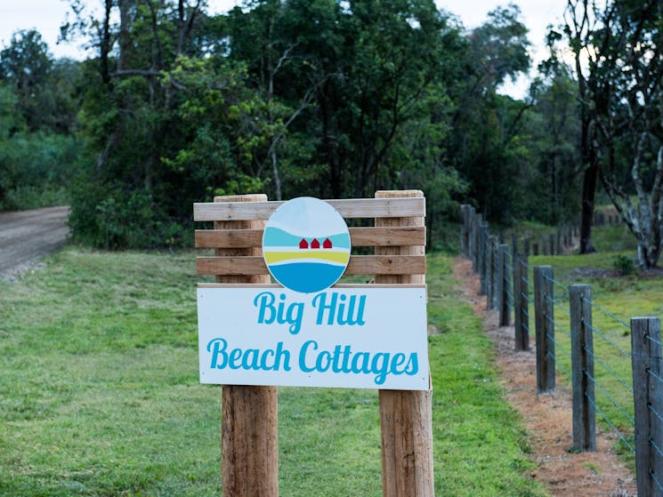 Entrance to cabins