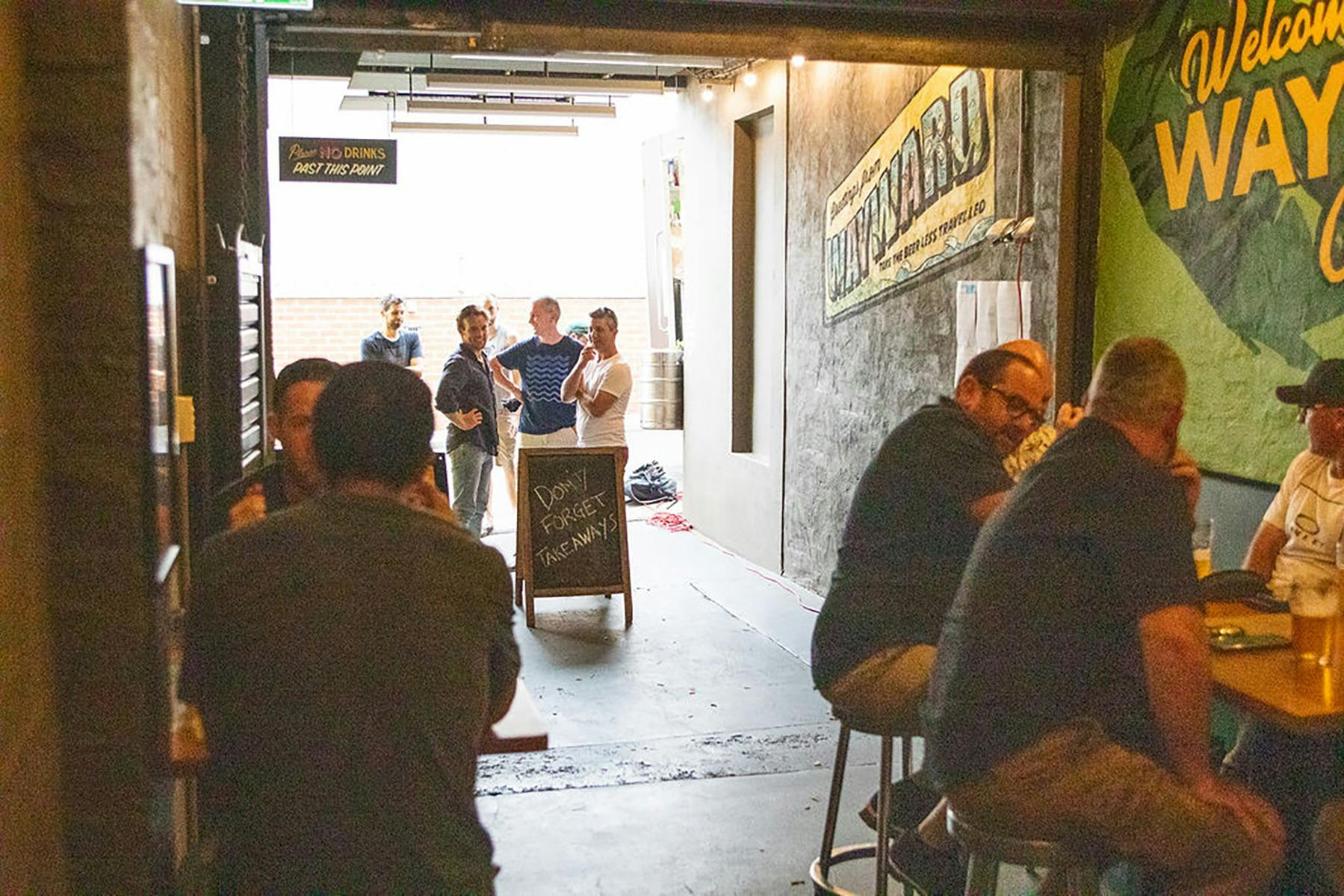 Wayward Brewing Co. Taproom Entrance