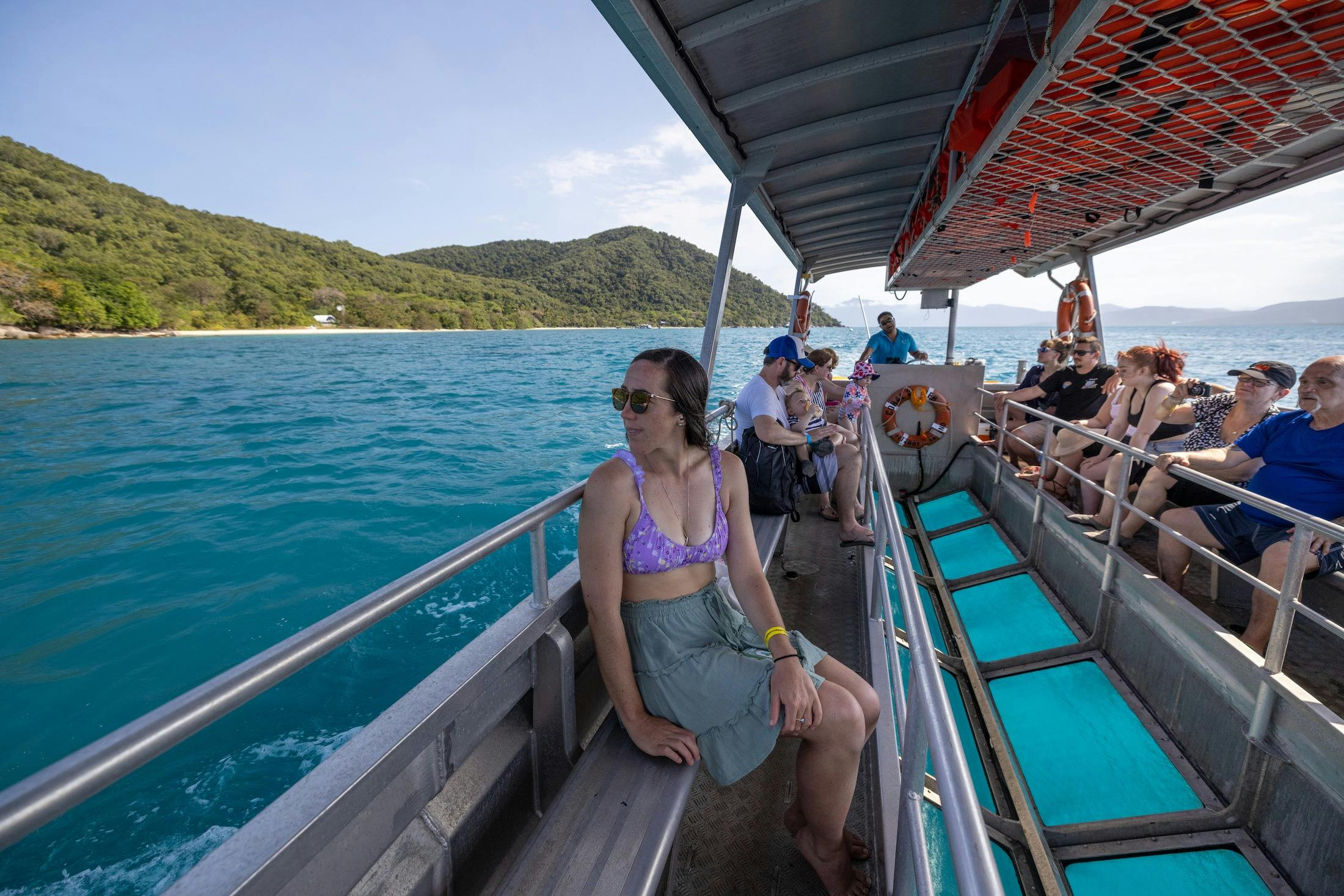 Fitzroy Island Glass Bottom Boat Tour