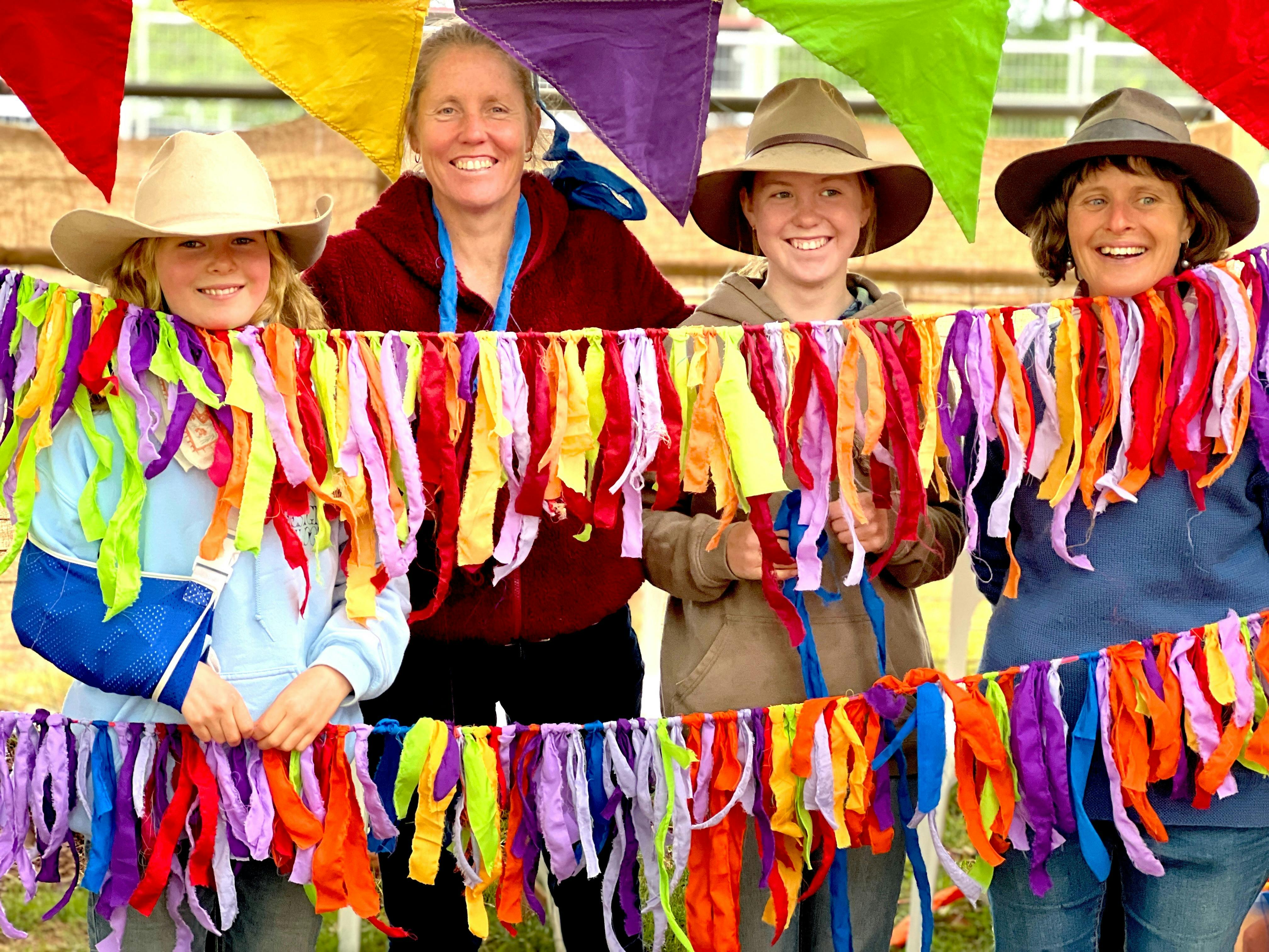 Festival volunteers at the Dorrigo Folk and Bluegrass Festival