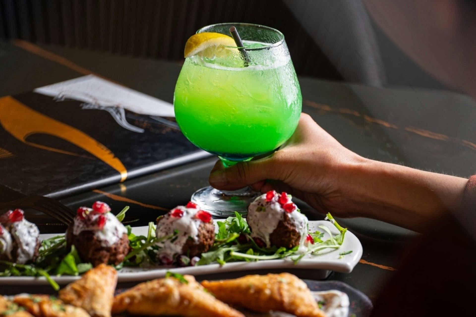 Green Falafel At Mecca Bah