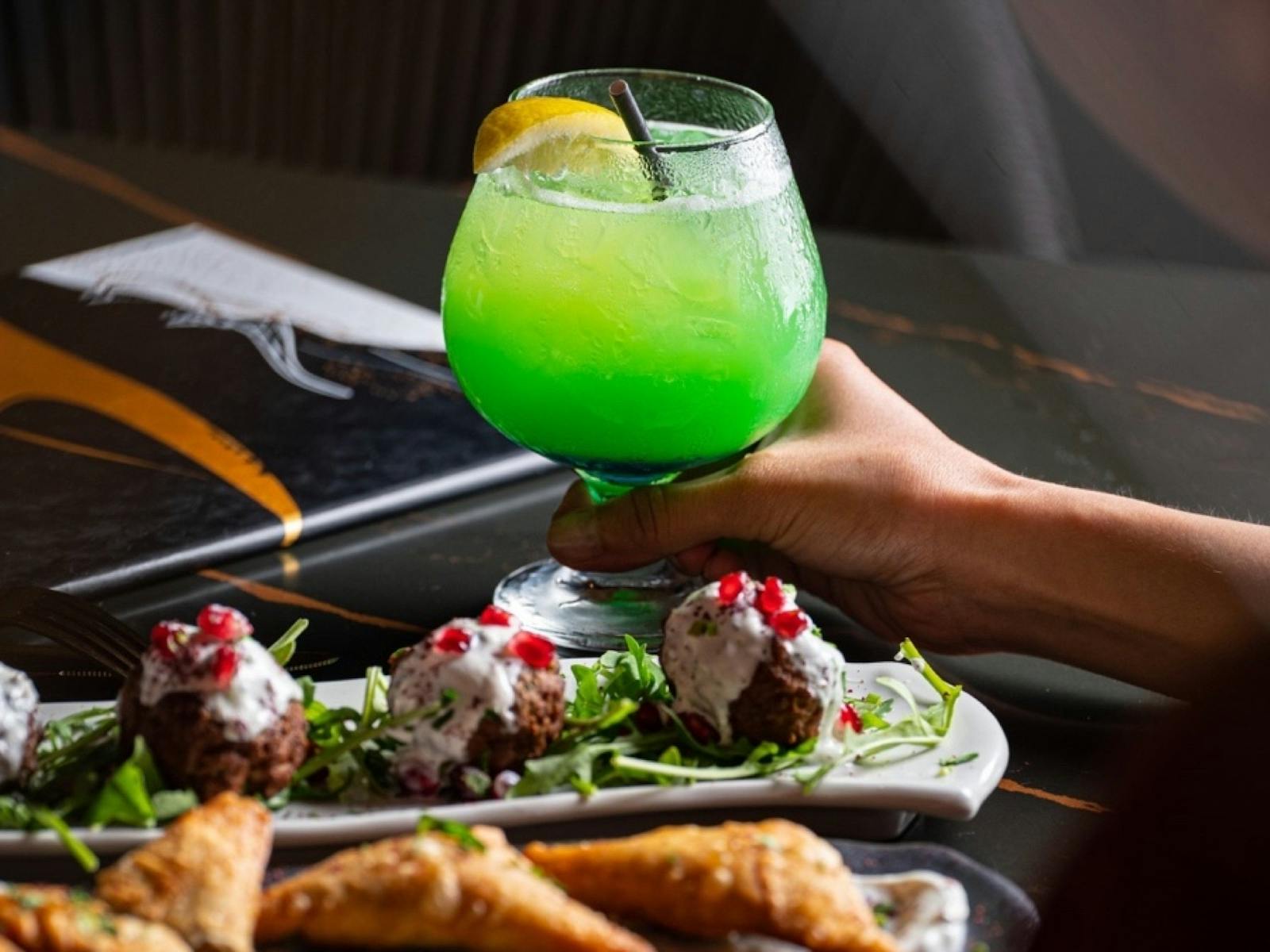 Green Falafel At Mecca Bah