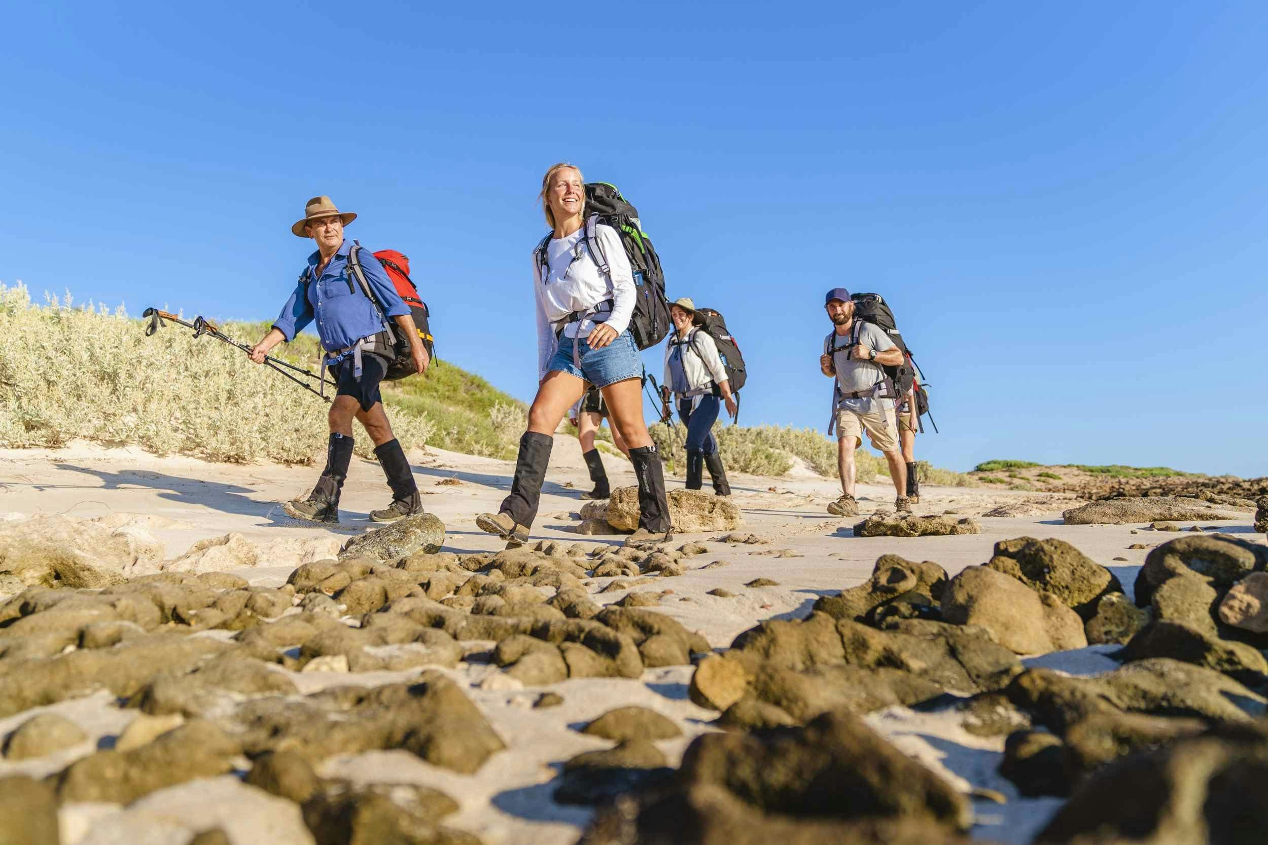 Hiking  the Ningaloo Coastline