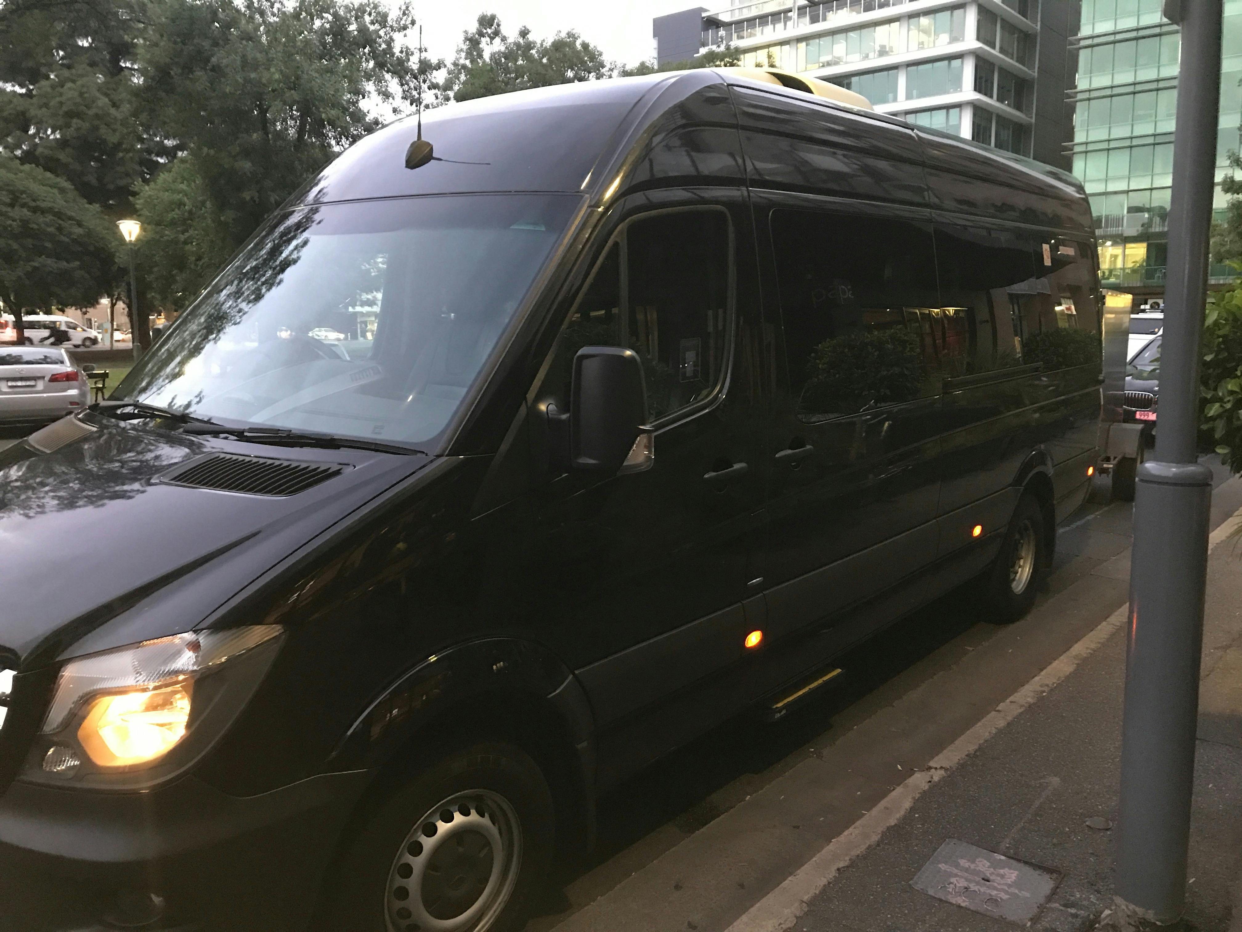 Mercedes 11 seat van for the larger groups