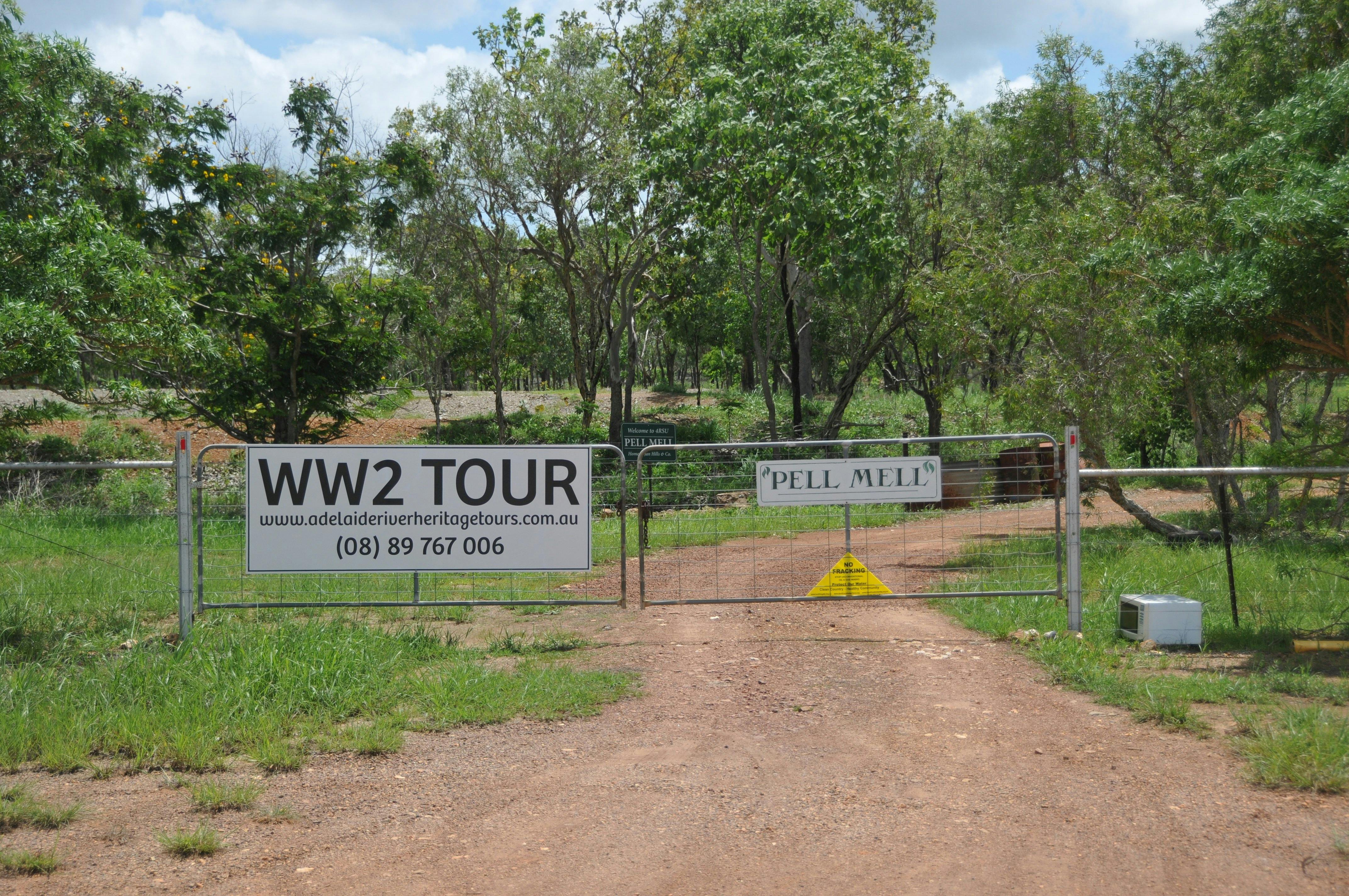 WWII Pell Airstrip Camp A 4RSU Workshop, Adelaide River