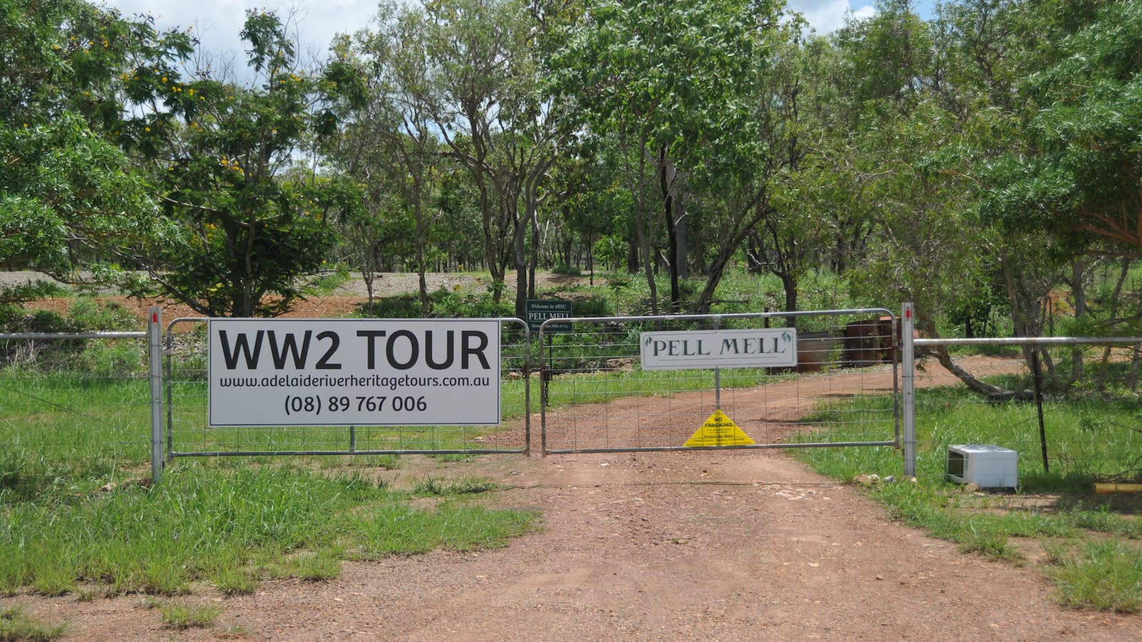 WWII Pell Airstrip Camp A 4RSU Workshop, Adelaide River