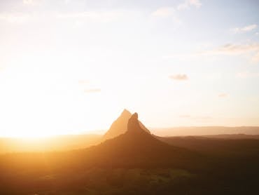 Views of peaks from Mount Ngungun summit