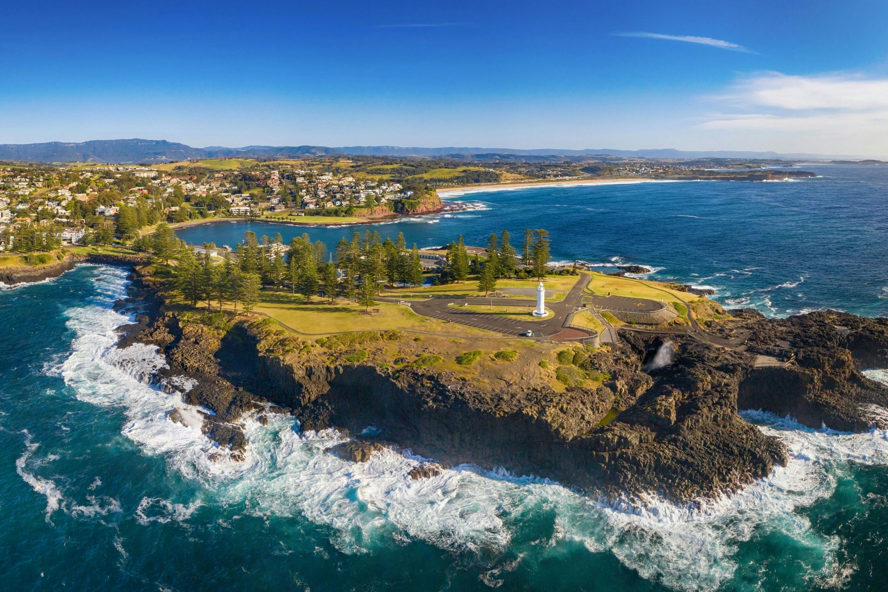 The charming coastal village of Kiama