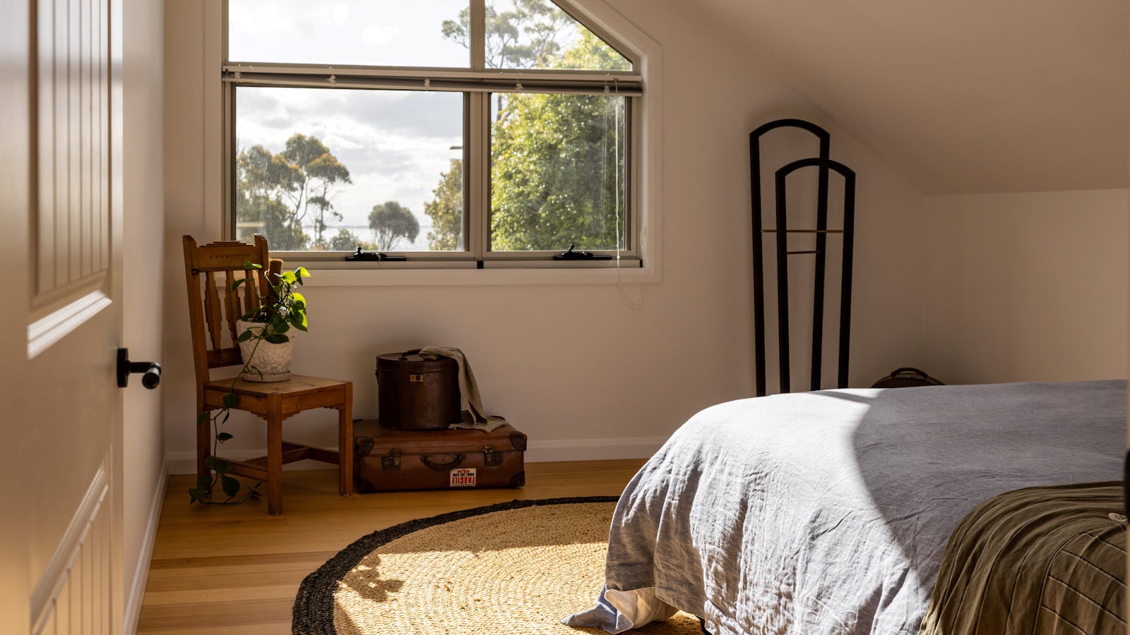 Upstairs Bedroom 4 with water views
