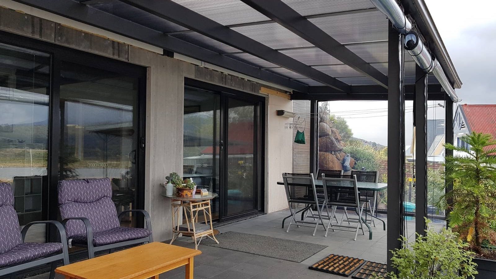 Covered verandah