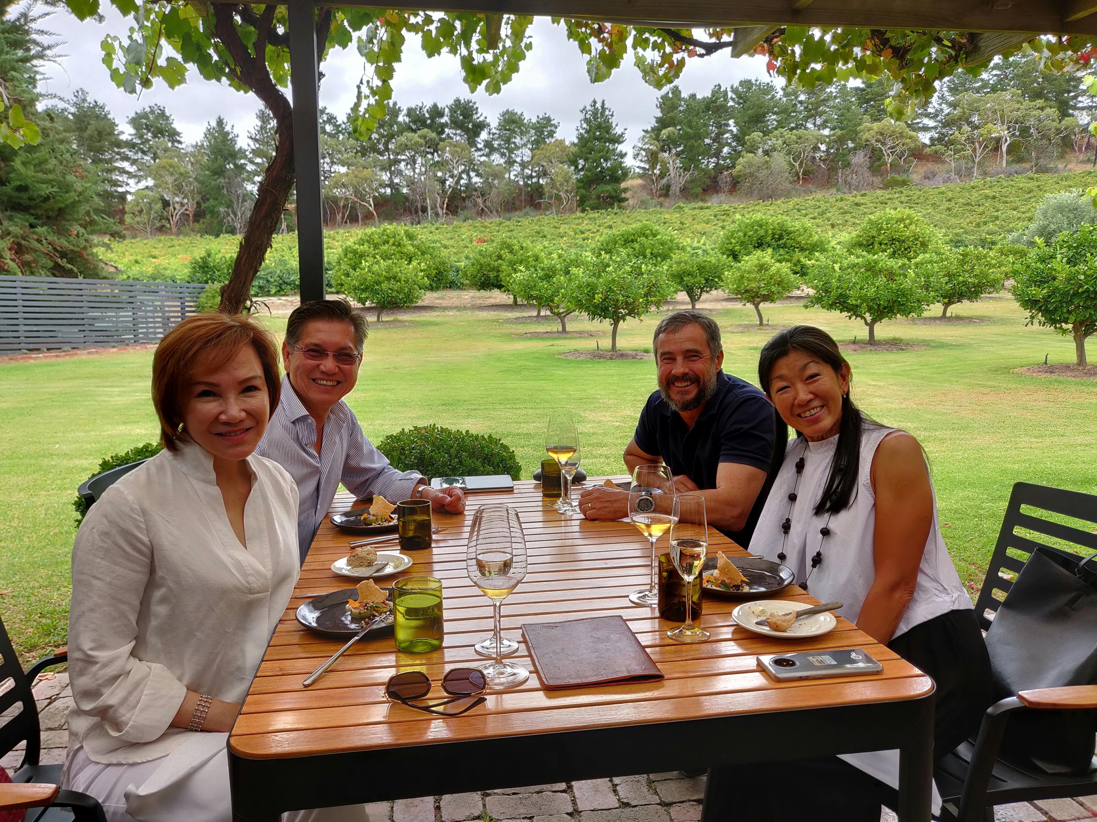 Flight and Lunch The Currant Shed McLaren Vale