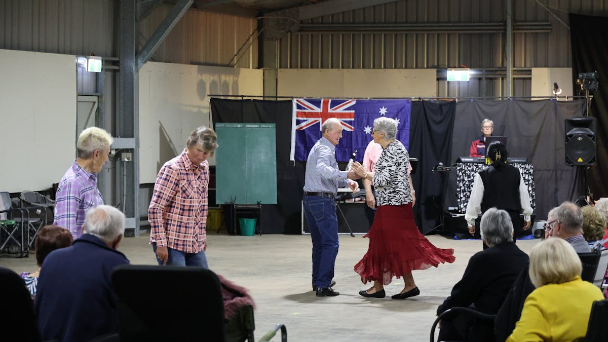 Couples old Time Dancing at Yellowbelly 2024