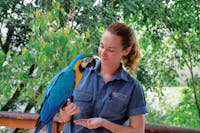Macaw with our Keeper