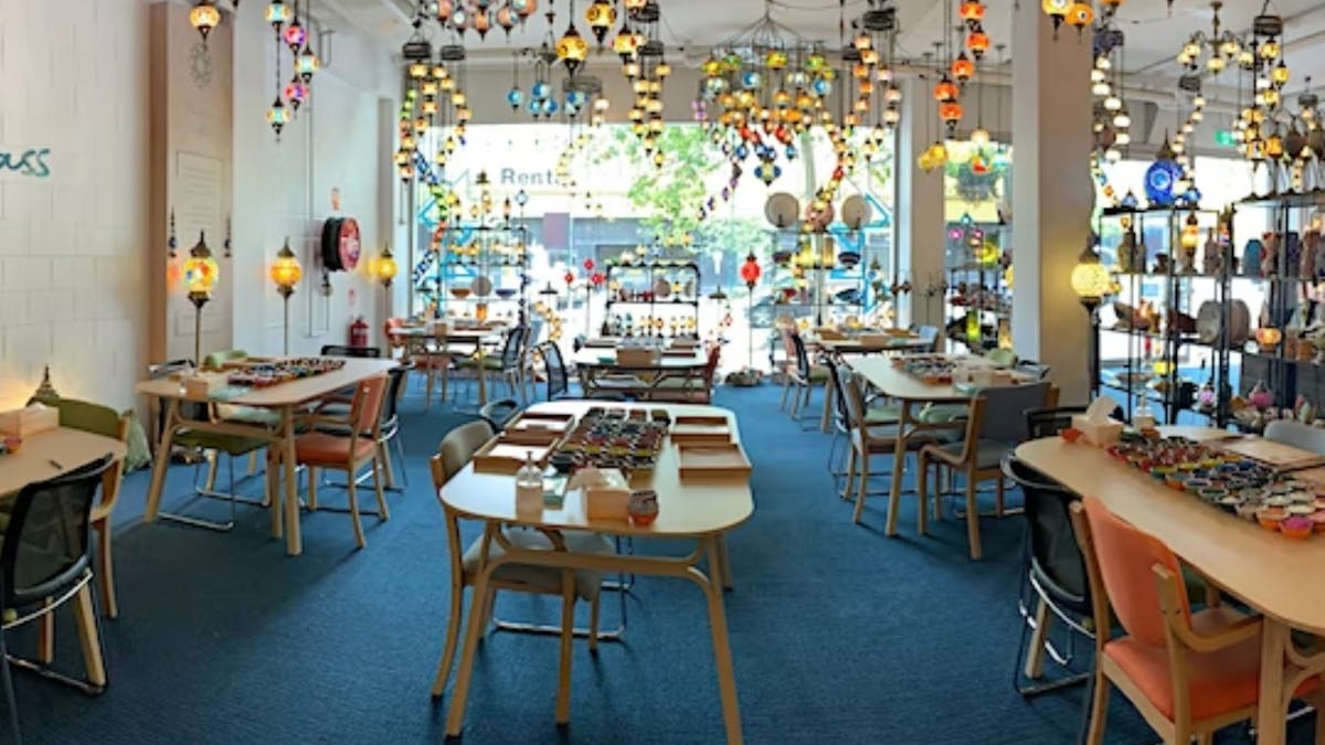 Mosaic Table Lamp Workshop