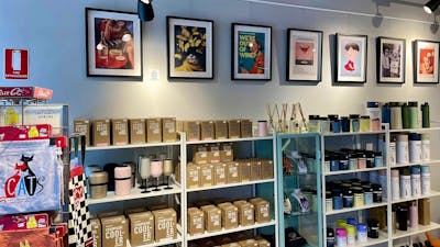 Framed prints and design-led gifts reflect Pom Pom Store’s creative flair.