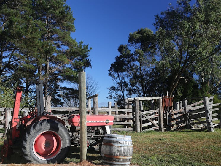 tractor, farm, Joadja, winery, vineyard