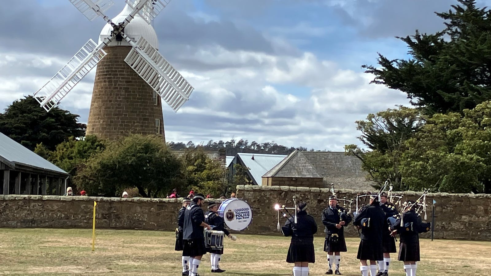 Pipe Bands Tasmania State Championships at the Oatlands Highlands Gathering