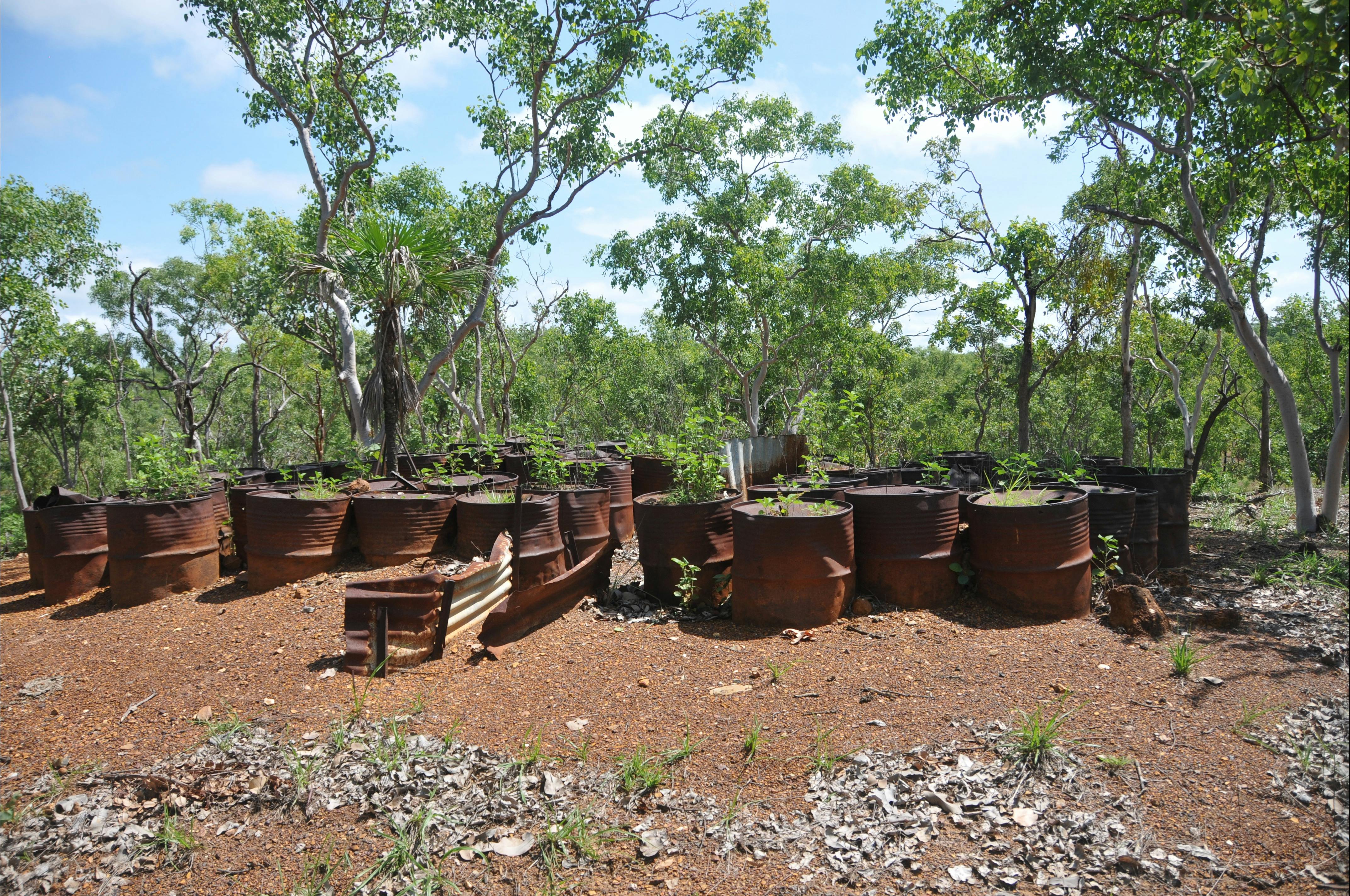 Defensive post looking over the workshop area.