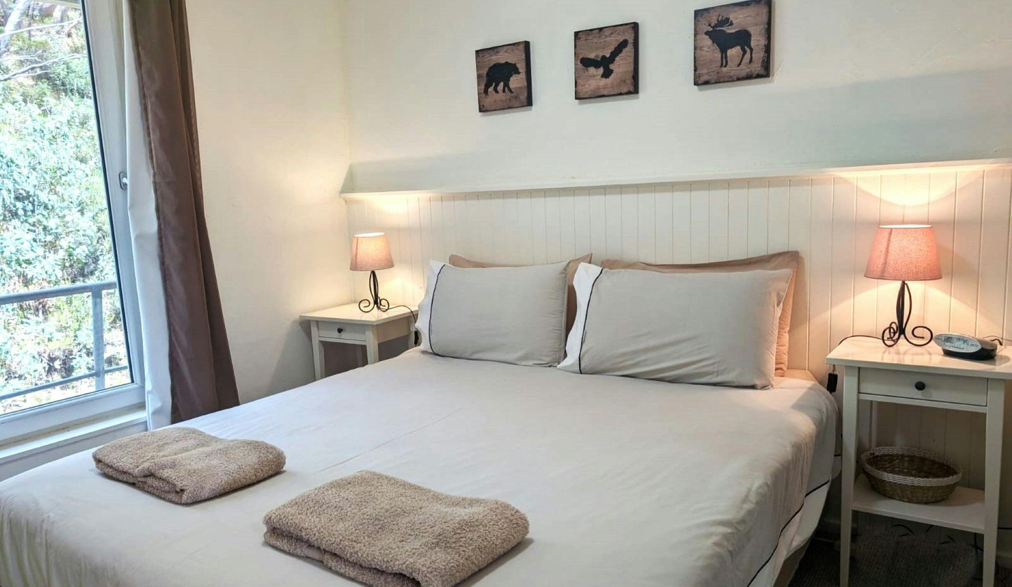 Wake up to a view of the snow gums