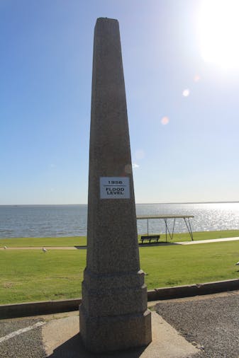 1956 Flood Marker