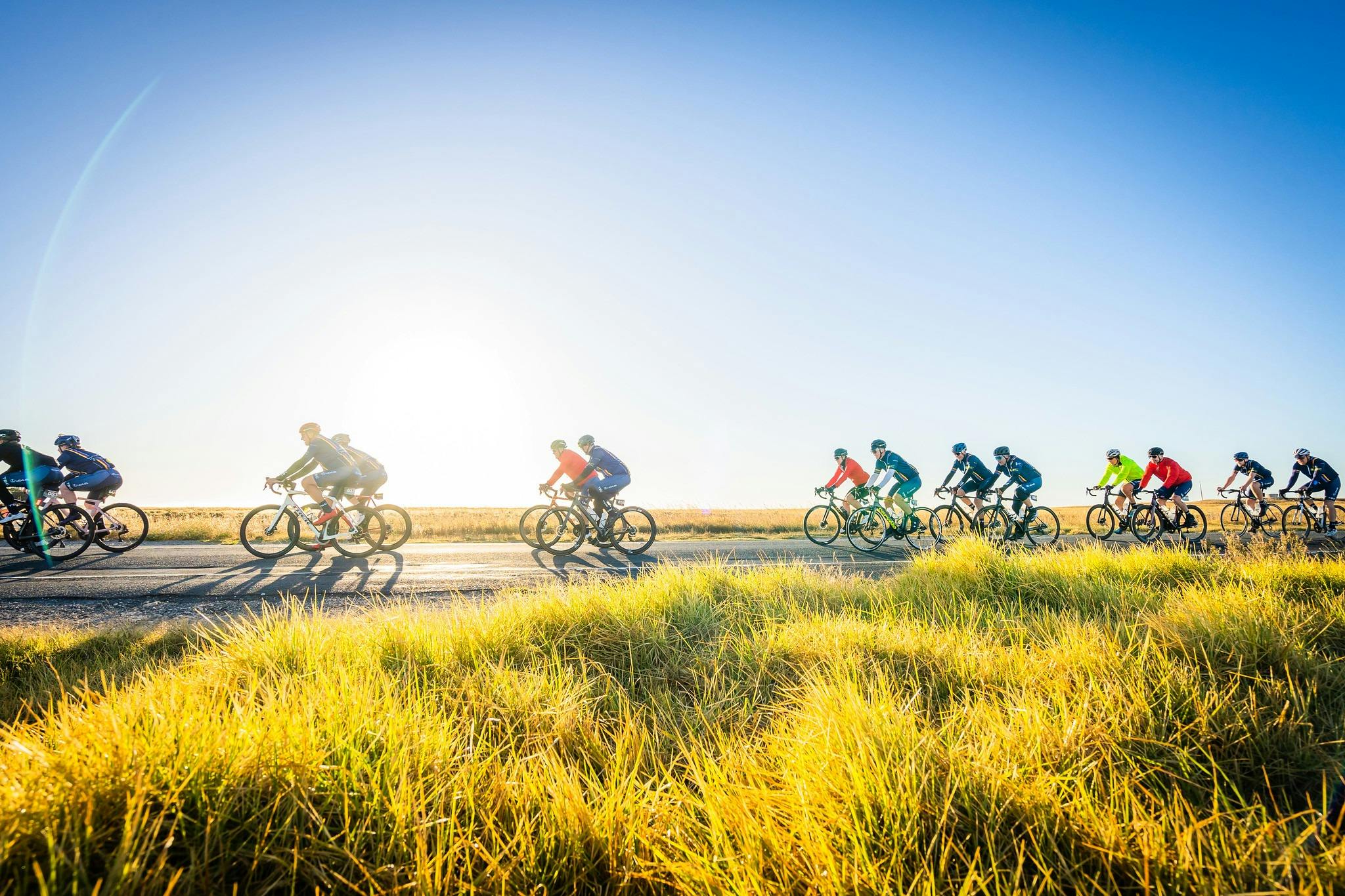 Peloton riding scenic