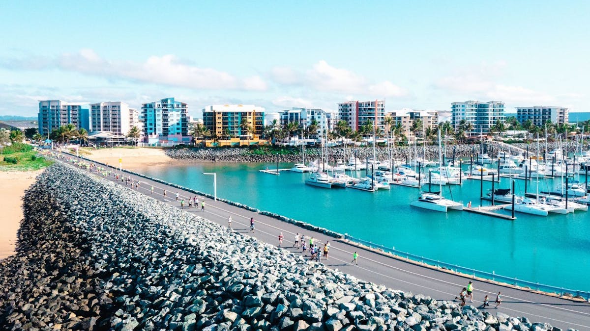 Rock Wall - Mackay Marina Run Course