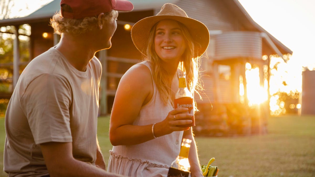 farm stay, sunset, retreat