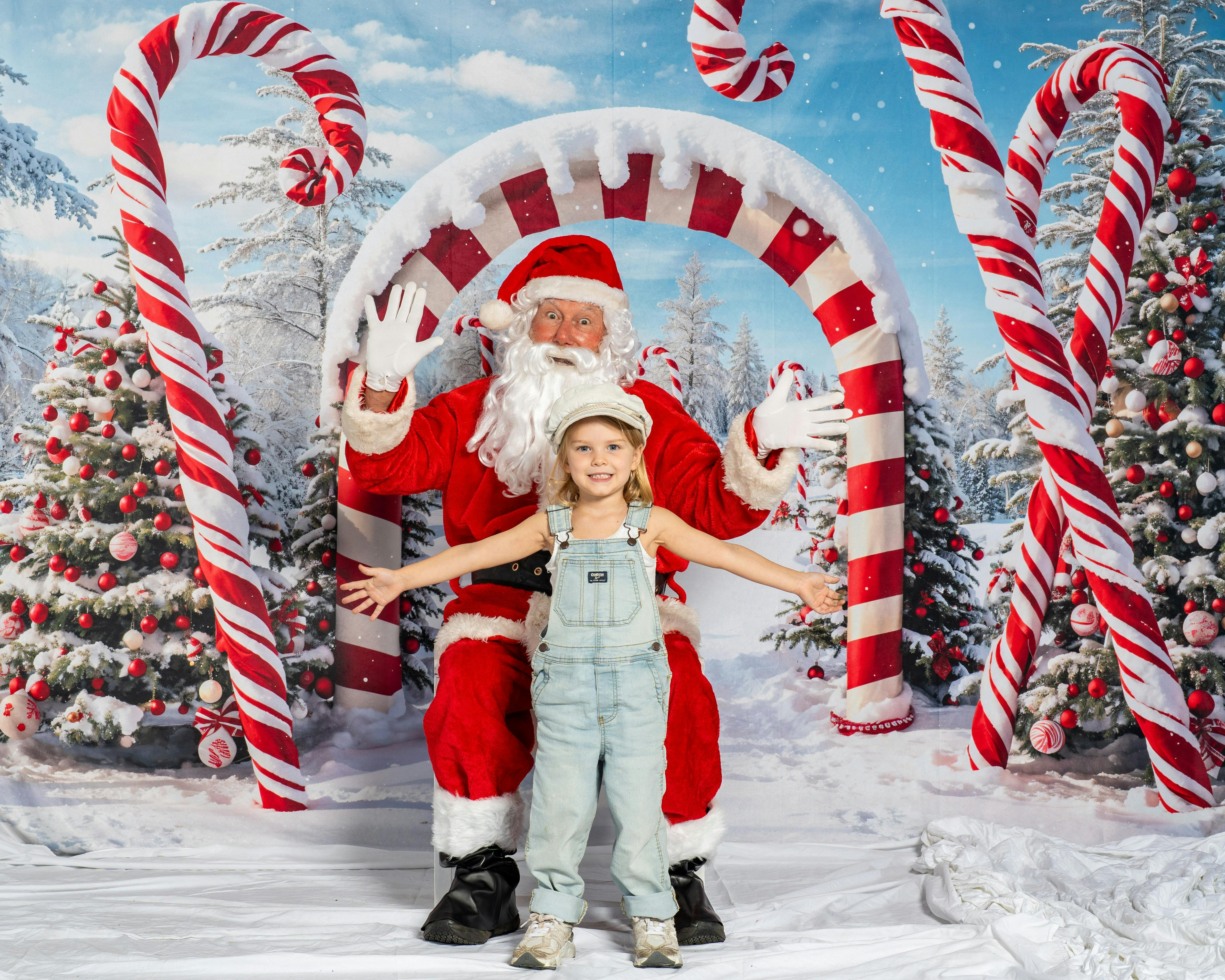 Santa's Candy Cane Wonderland Christmas Photos