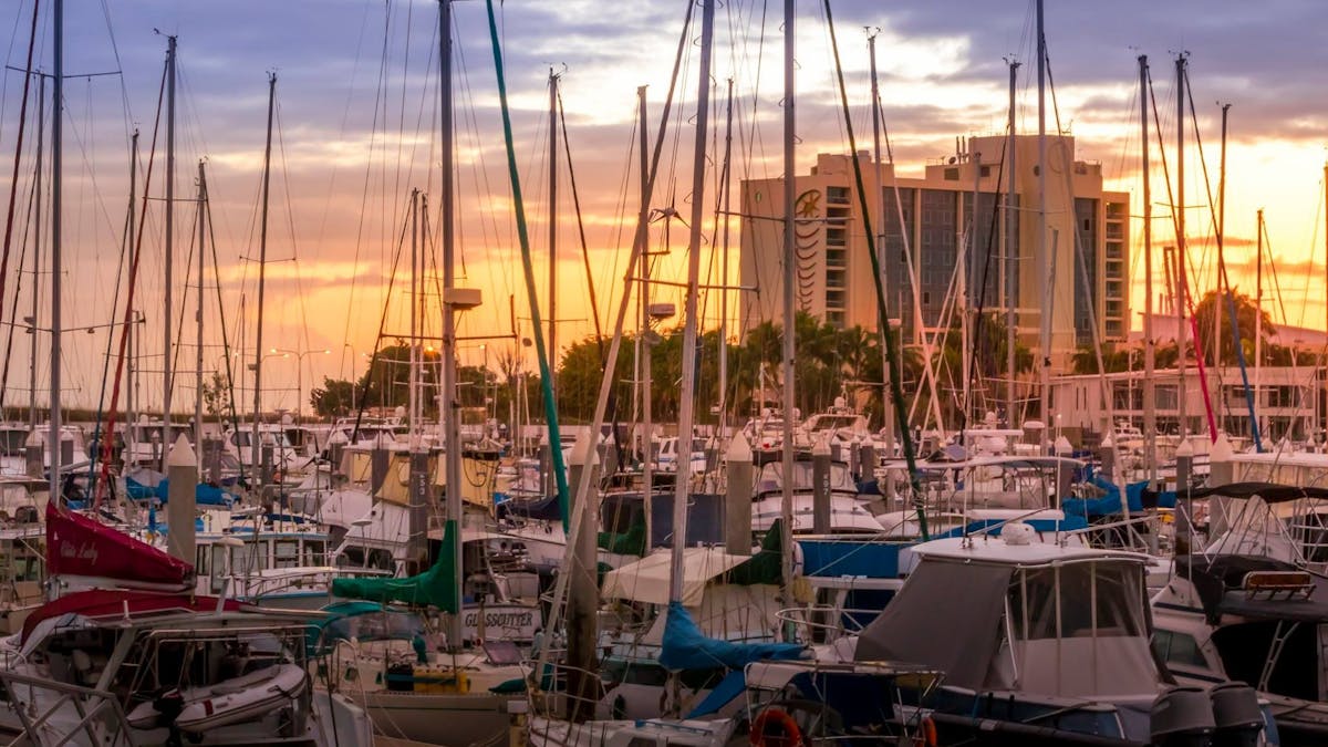 Marina Sunrise looking towards Casino