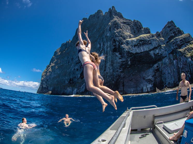 Jump right into the ultimate snorkelling experience Ball's Pyramid has to offer.