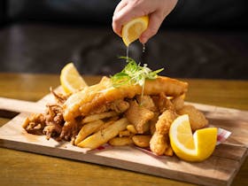 Collection of seafood.