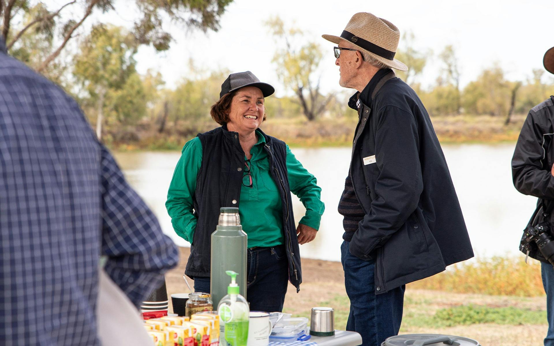 Guests Enjoying Morning Tea