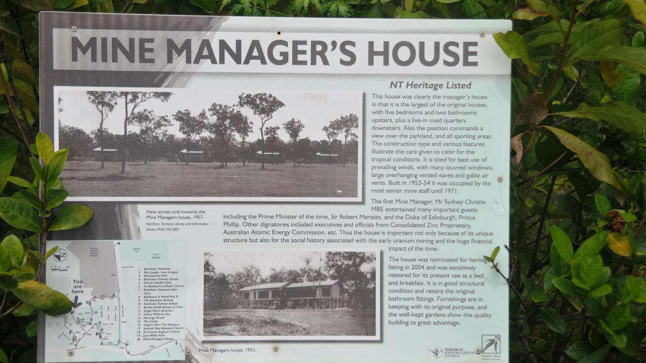 Interpretative panel at the site.