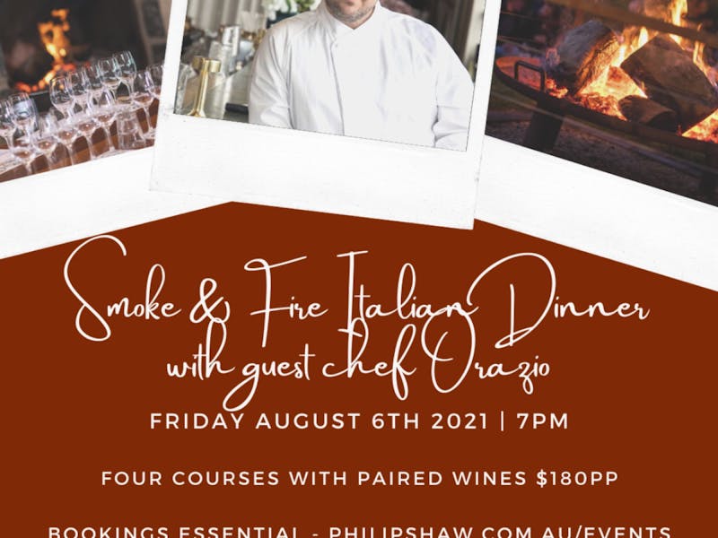 Image for Philip Shaw Wines Smoke and Fire Italian Dinner