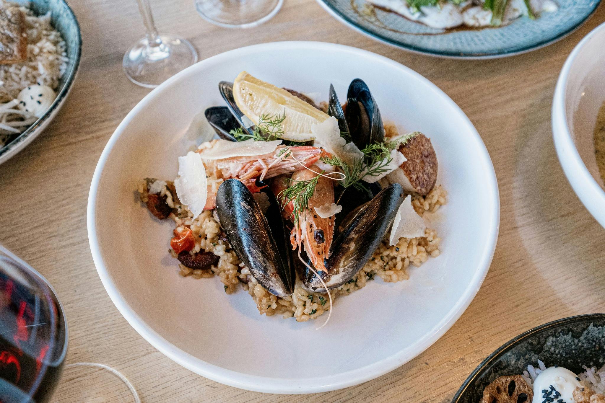 Seafood lovers delight with our gorgeous Seafoof Risotto on the Winter menu.