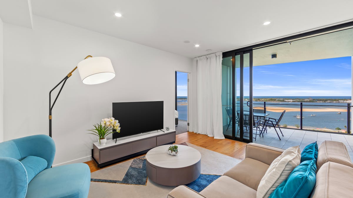 2 Bedroom 2 Bathroom Living Room