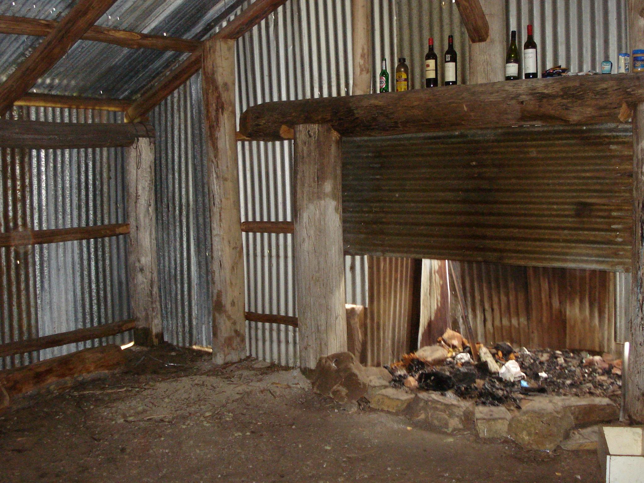 Lovicks Hut inside