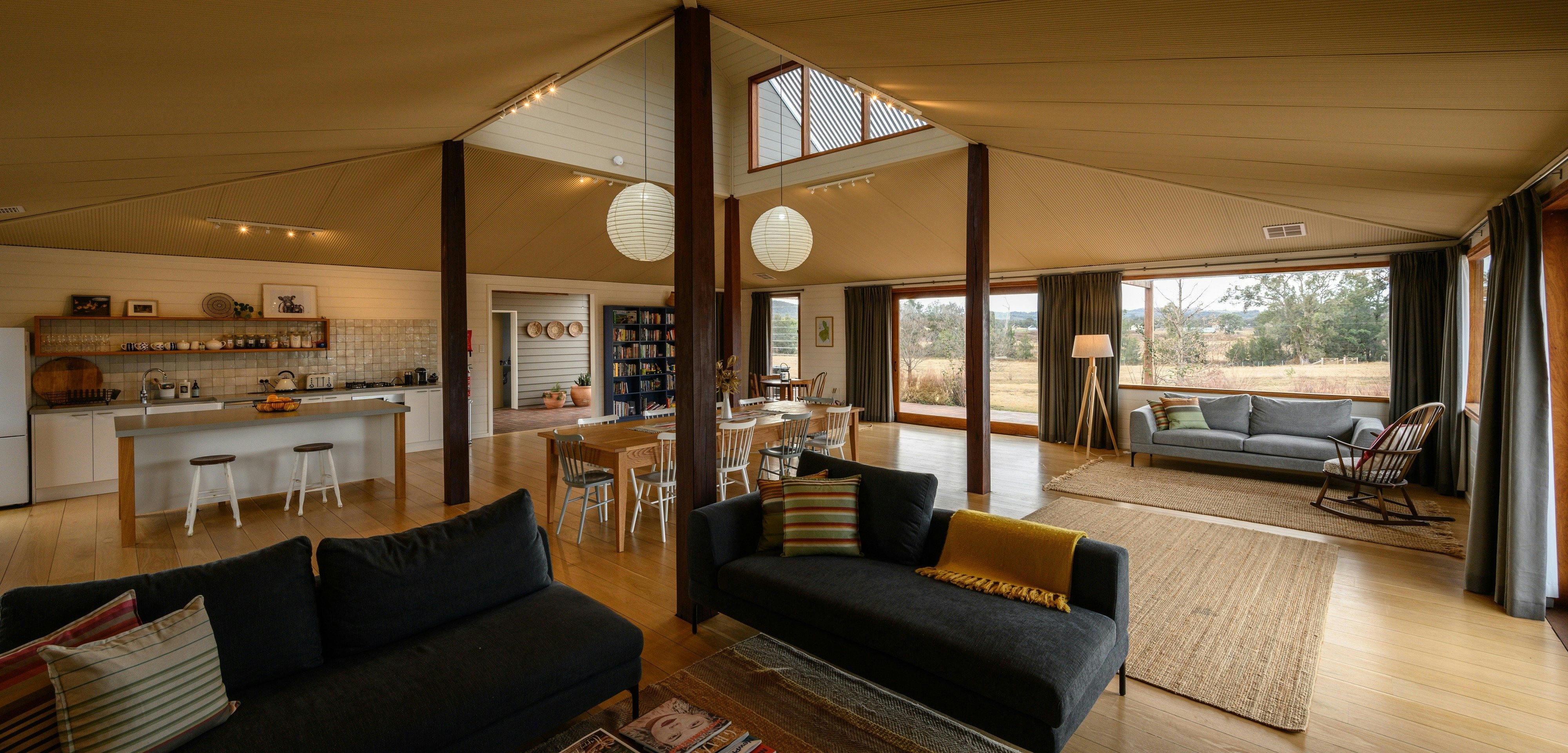 Living area of Abercorn house