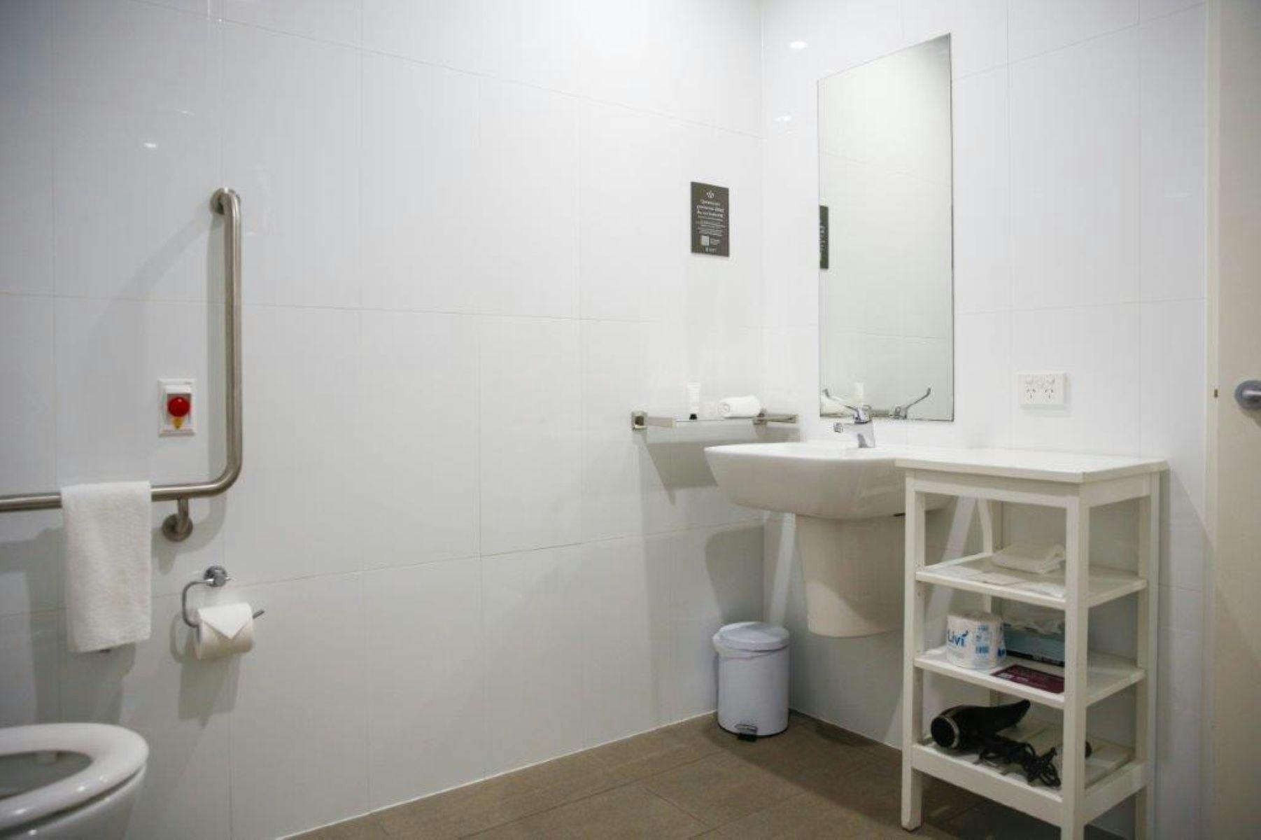 Studio accessible bathroom