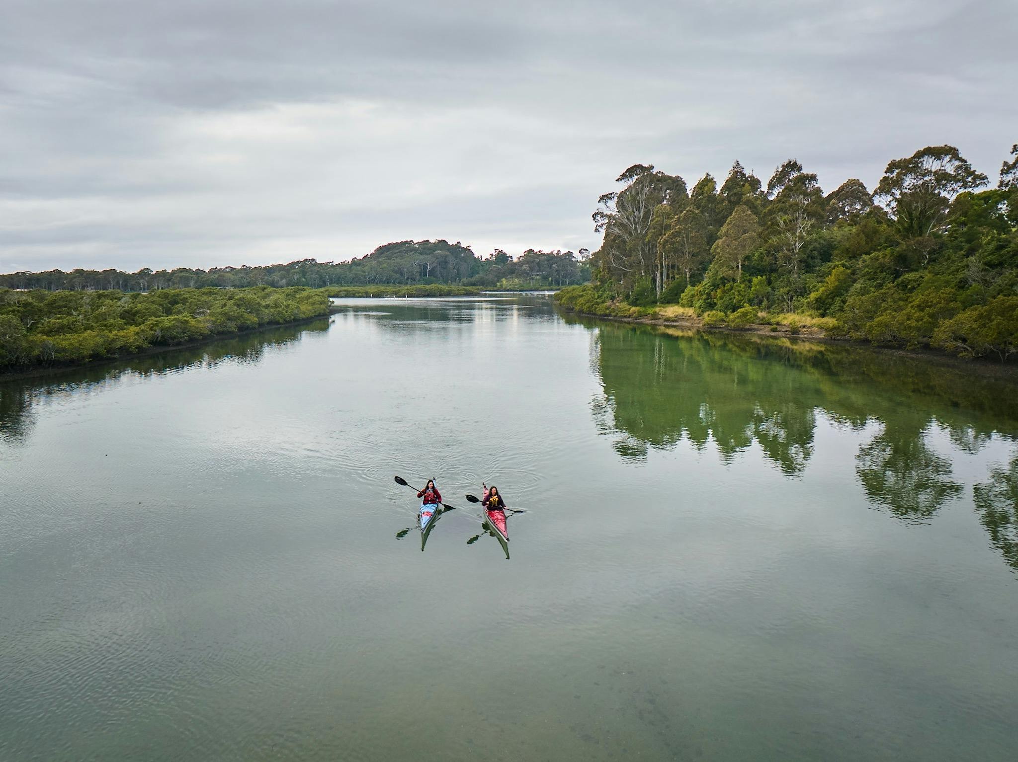 Bermagui River, Sapphire Coast NSW, fishing, kayaking, SUP, South Coast, estuary, kayak tour